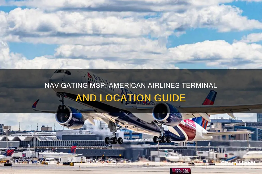 where is american airlines in the msp international airport