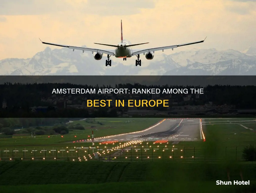 where is amsterdam airport ranked ranked