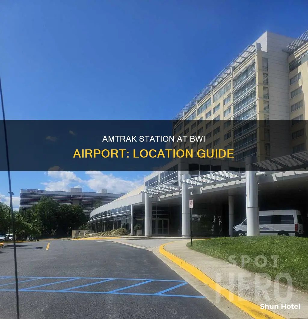 where is amtrak in bwi airport