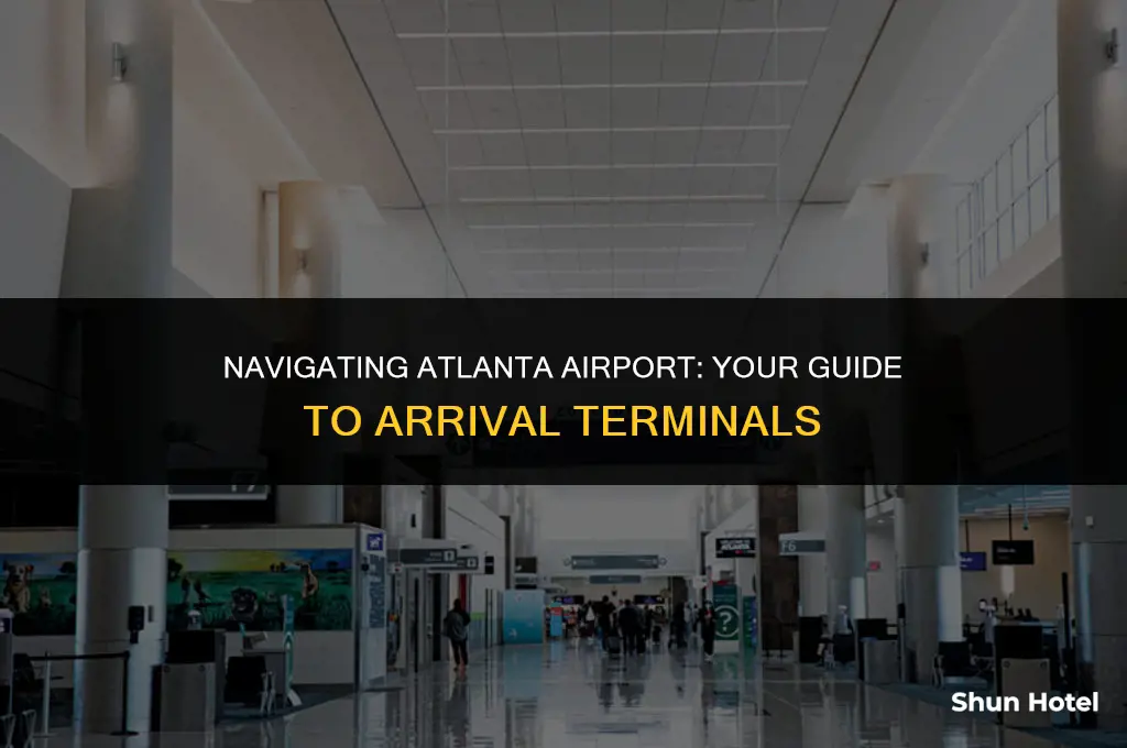 where is arrival terminal at atlanta airport