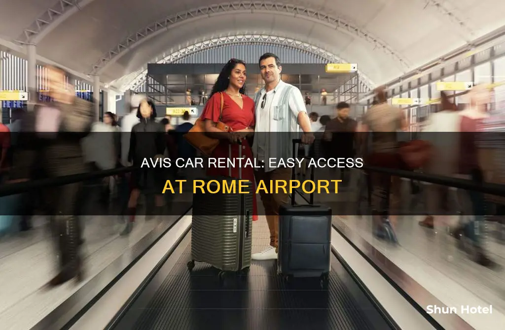 where is avis at rome airport