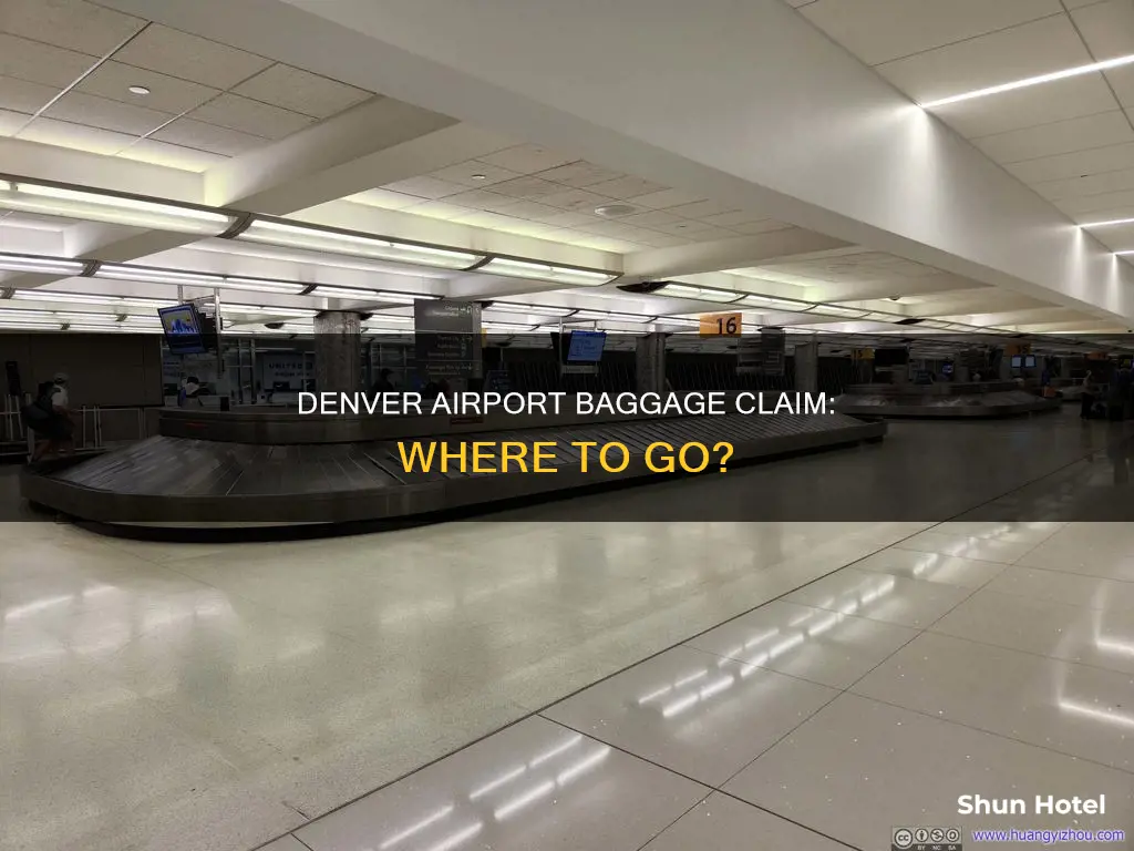 where is baggage claim denver airport