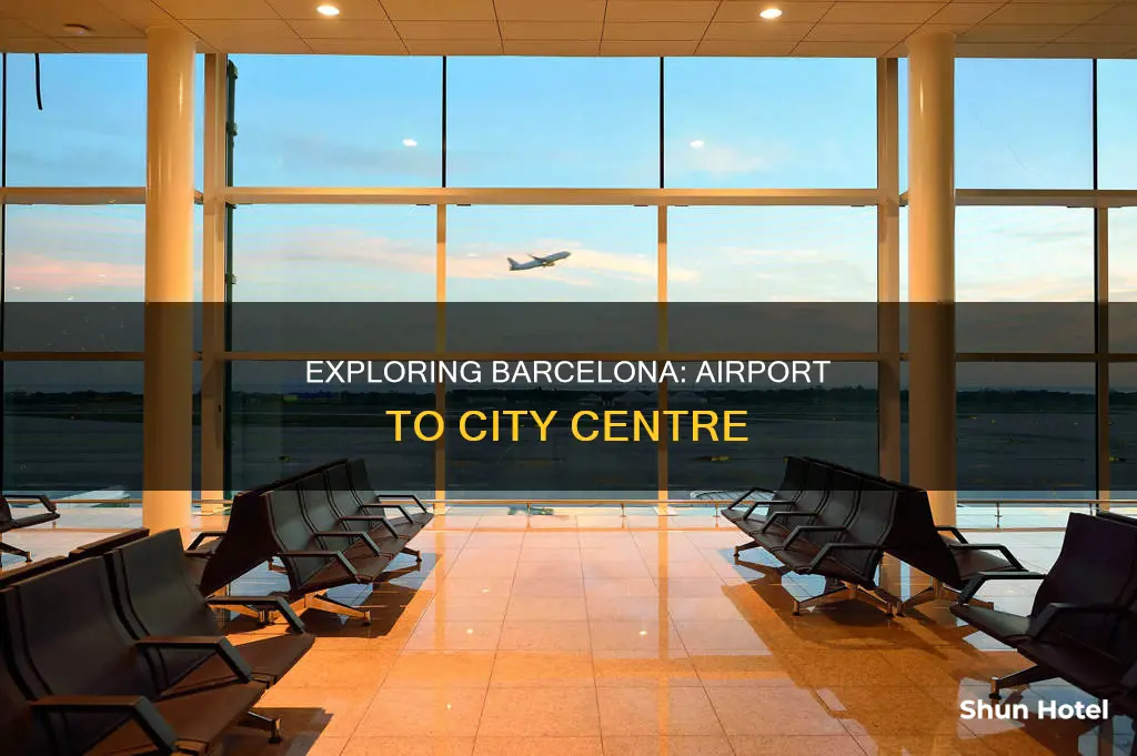 where is barcelona airport from city