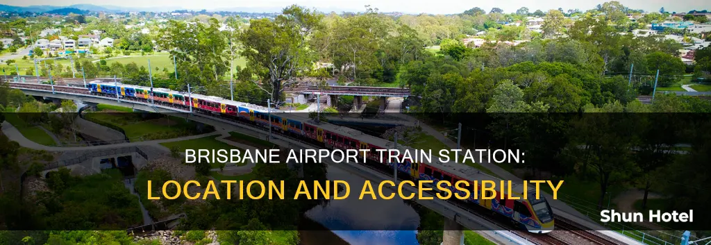 where is brisbane airport train station