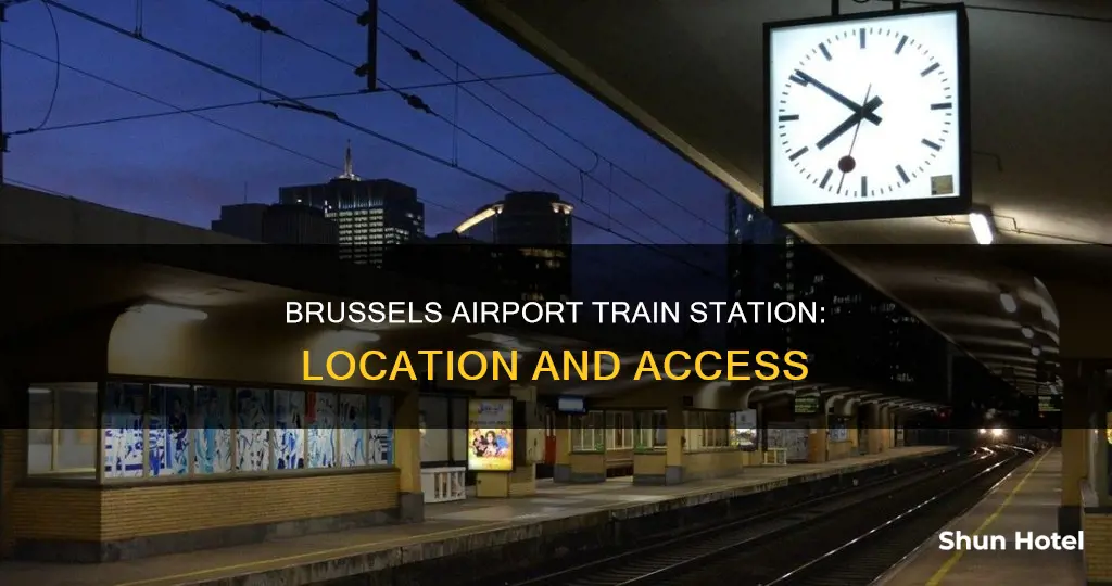 where is brussels airport train station