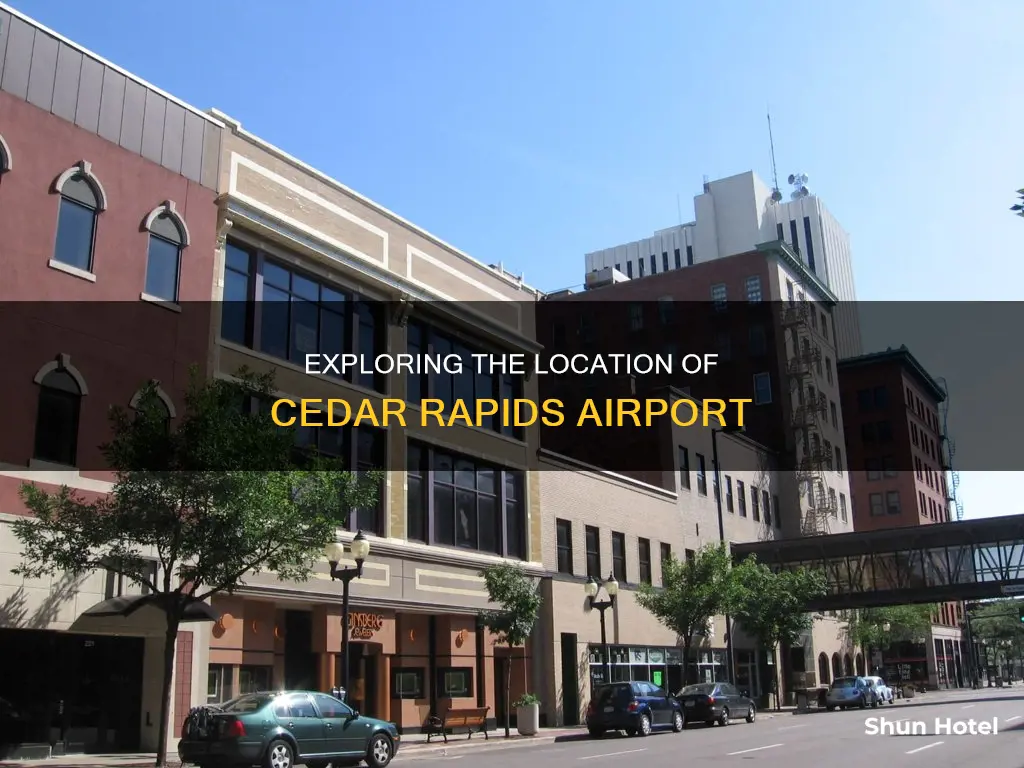 where is cedar rapids cid airport