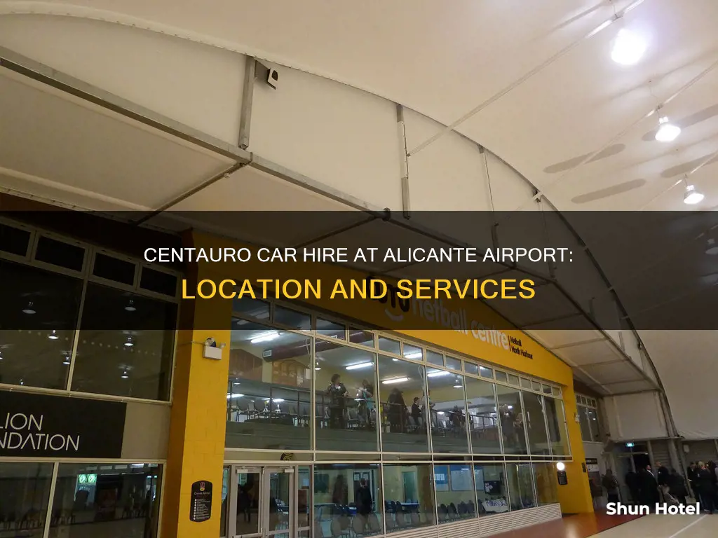 where is centauro at alicante airport
