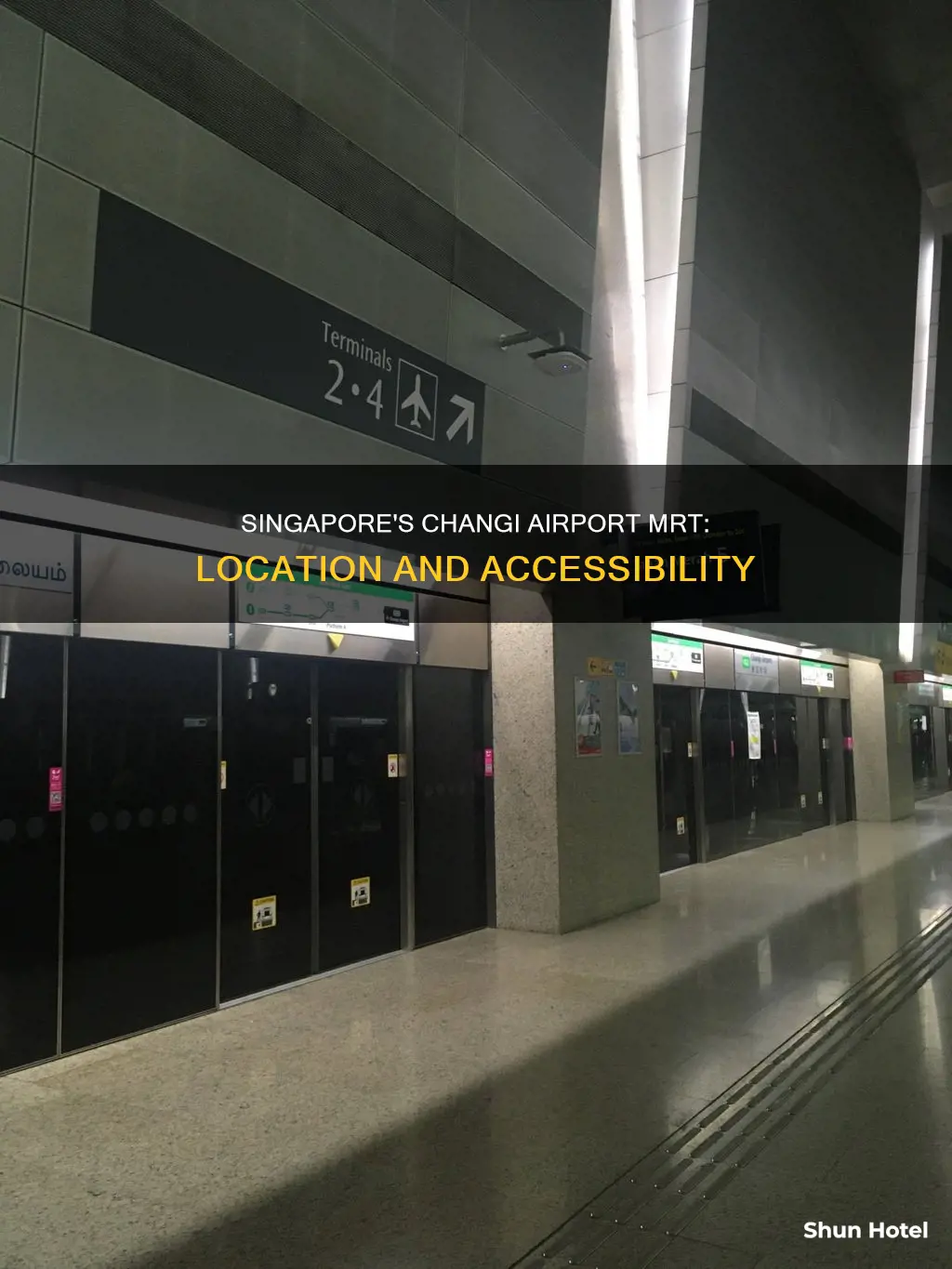 where is changi airport mrt station
