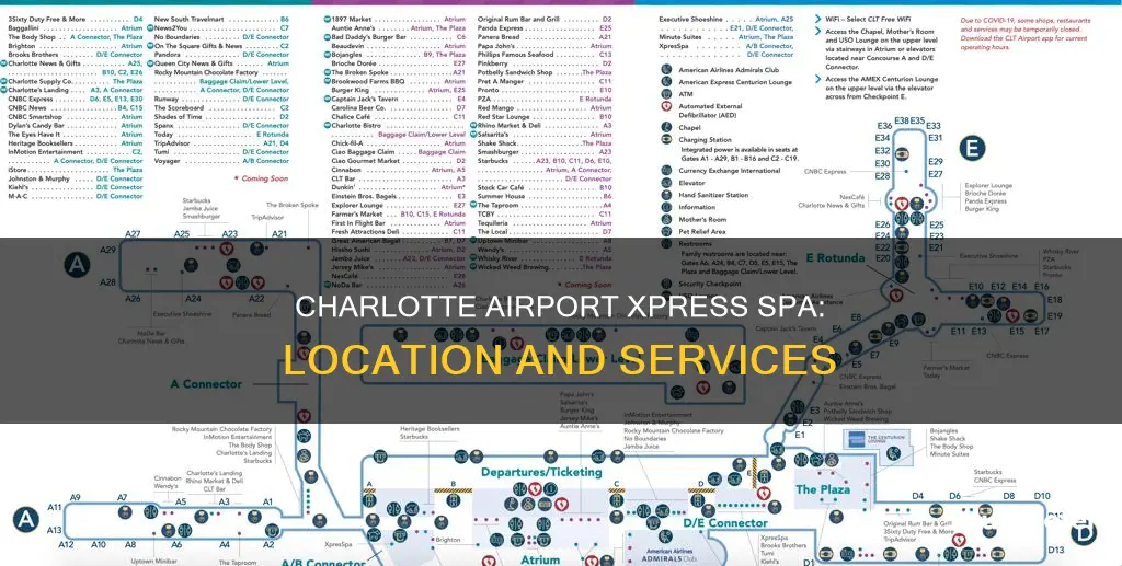where is charlotte airport xpress spa