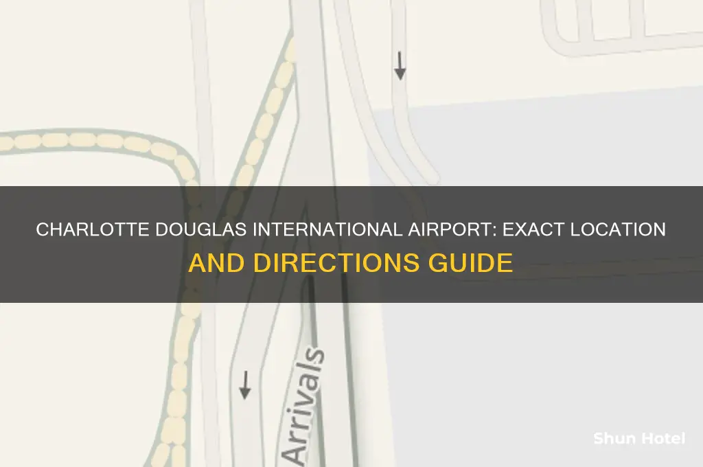 where is charlotte douglas international airport located
