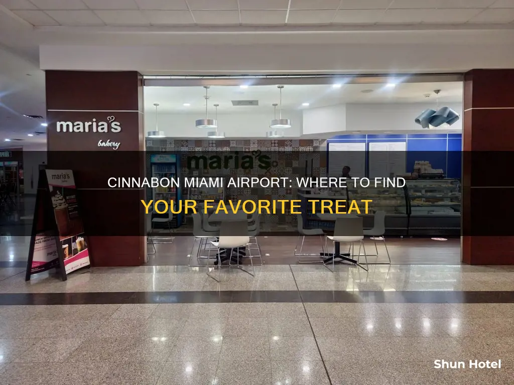 where is cinnabon in miami airport