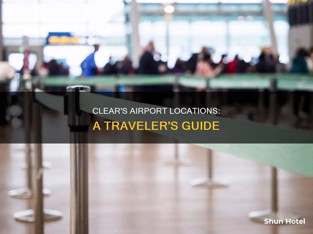 where is clear located in airports