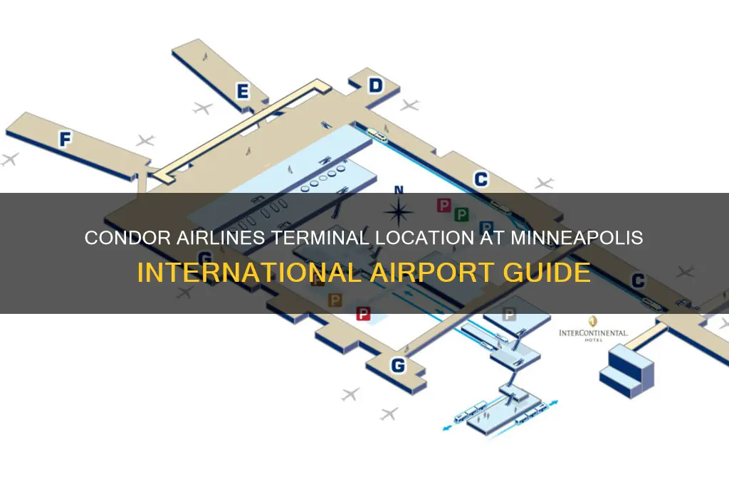 where is condor airlines at minneapolis international airport