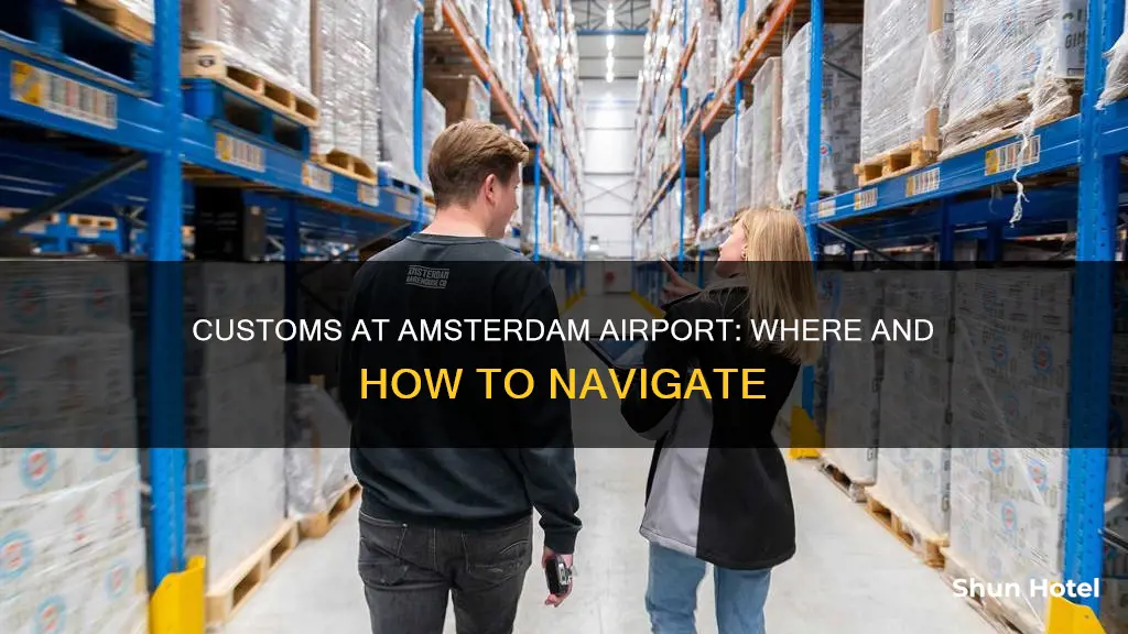 where is customs at amsterdam airport