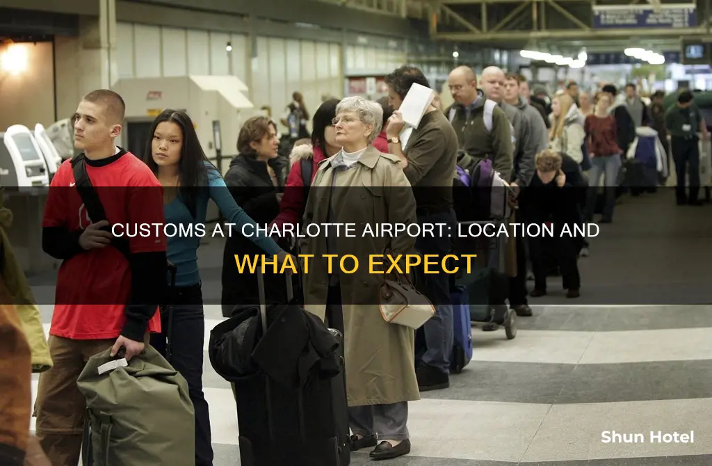 where is customs at charlotte airport