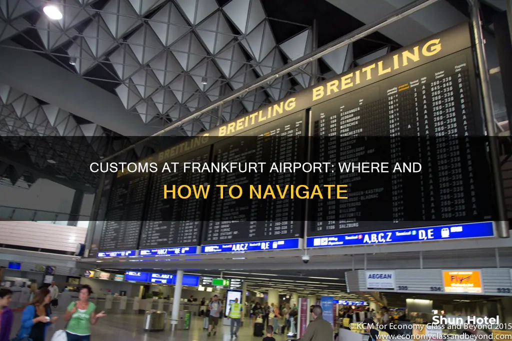 where is customs at frankfurt airport