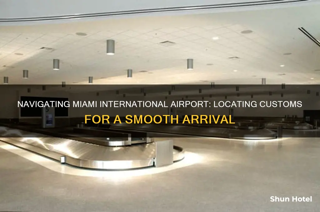 where is customs at miami international airport