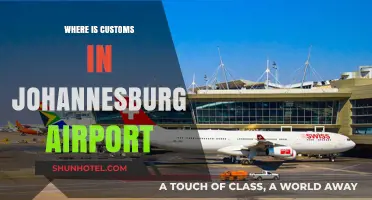Customs Location at Johannesburg Airport
