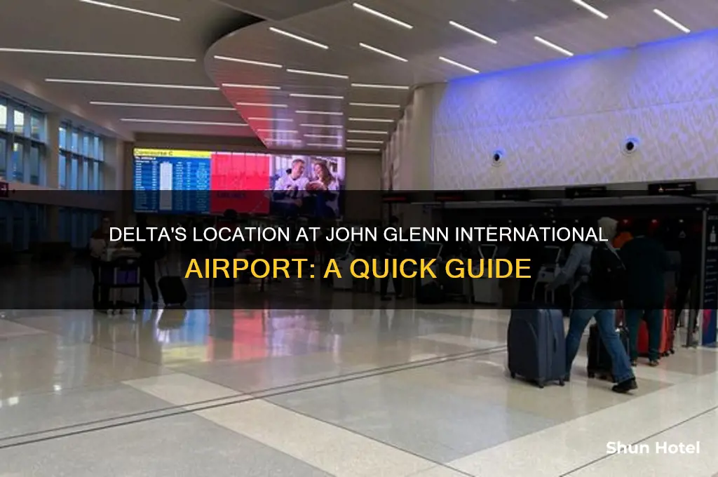 where is delta at john glenn international airport