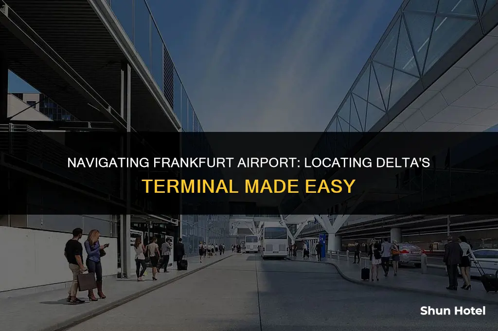 where is delta terminal at frankfurt airport