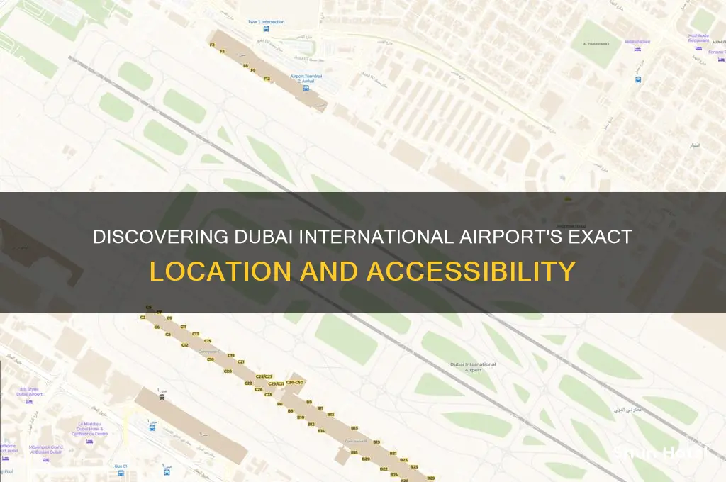 where is dubai international airport located