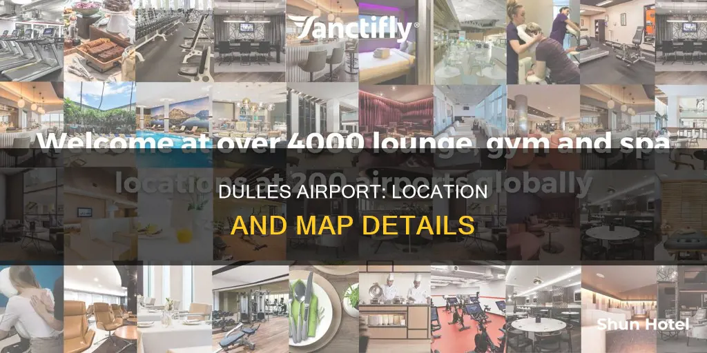 where is dulles airport on map