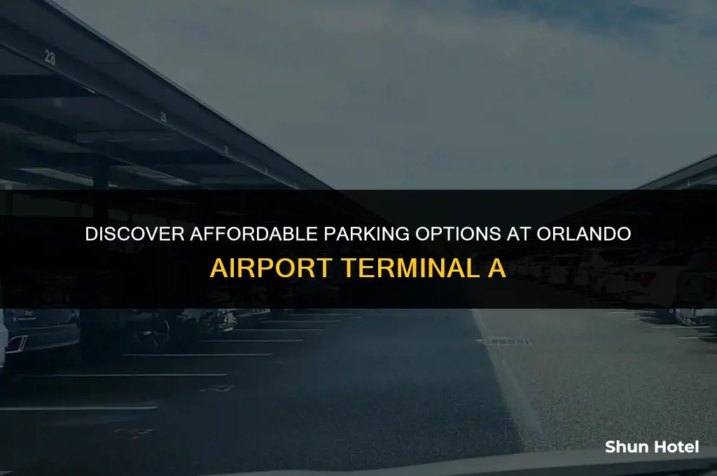 where is economy parking in orlando airport terminal a