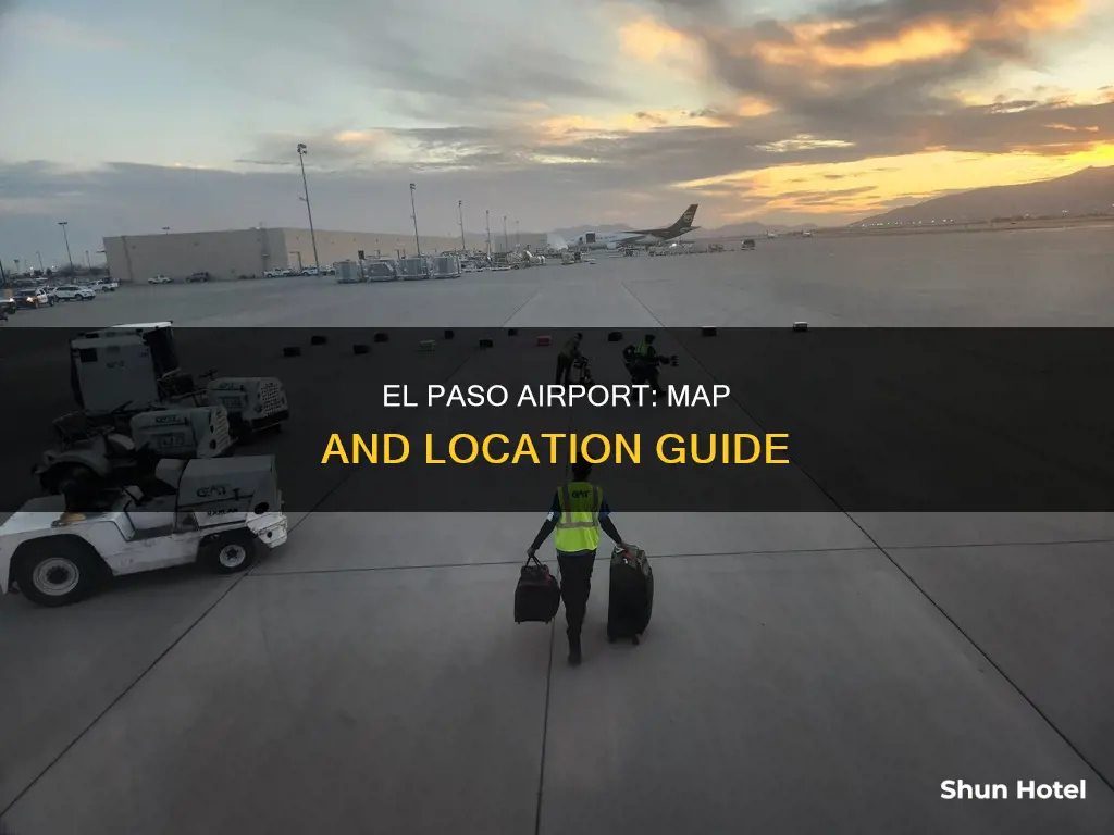 where is el paso airport map