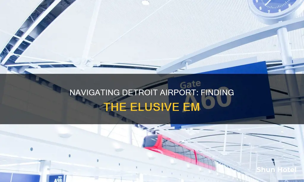 where is em in detroit airport