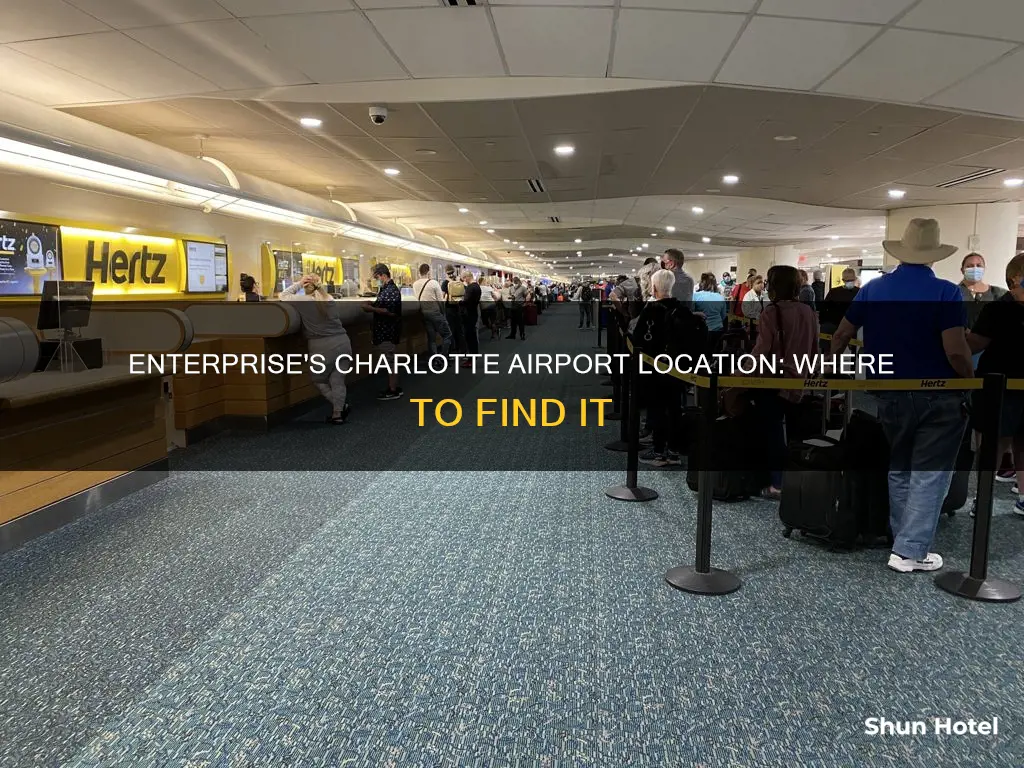 where is enterprise at charlotte airport