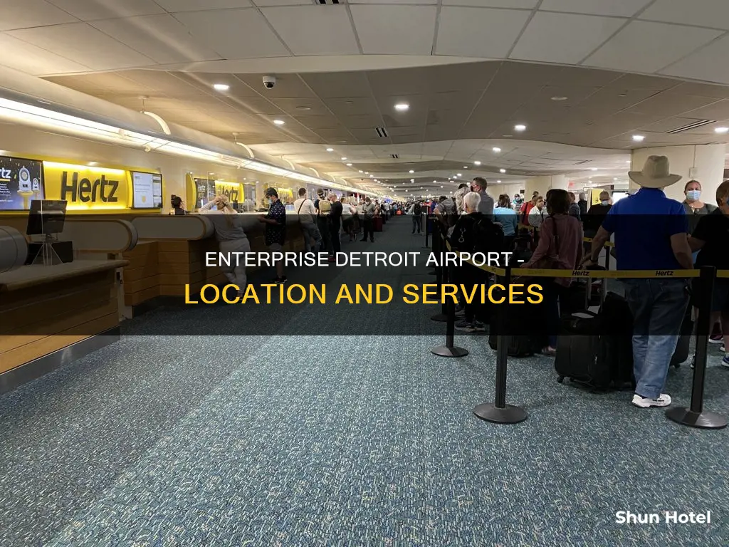 where is enterprise at detroit airport