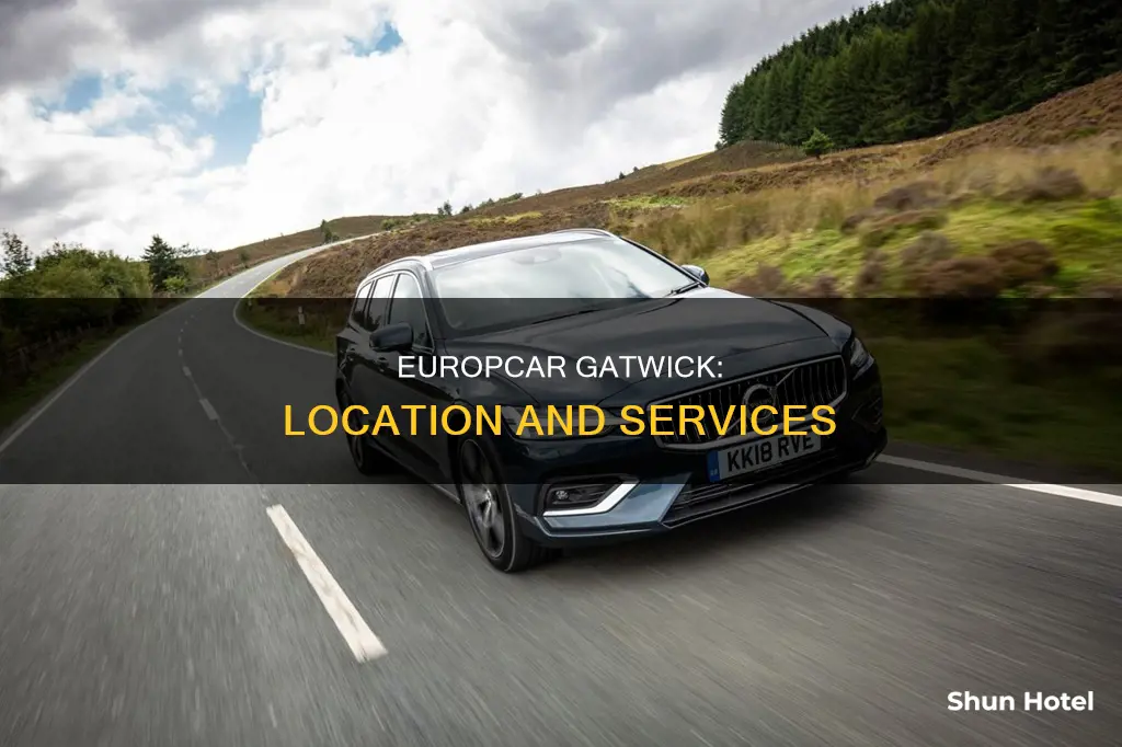 where is europcar at gatwick airport
