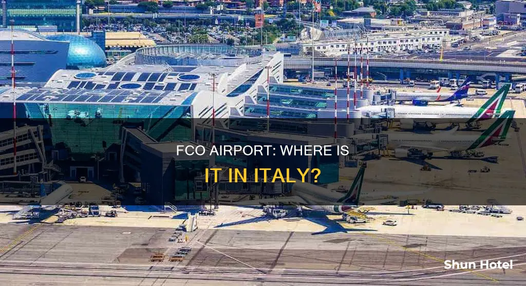 where is fco airport in italy