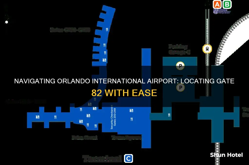 where is gate 82 at orlando international airport