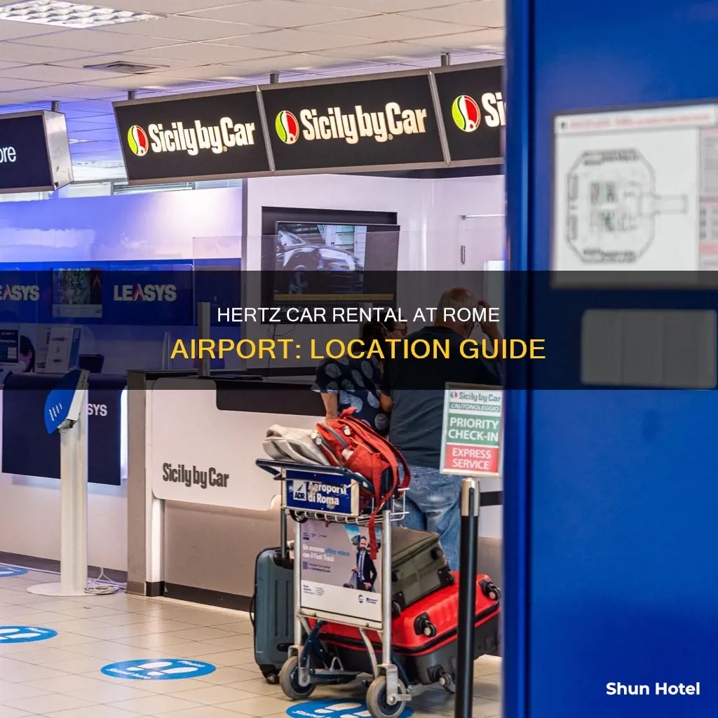 where is hertz at rome airport