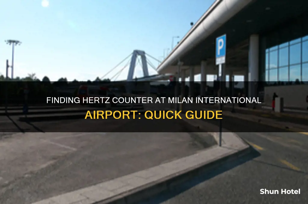 where is hertz counter at milan international airport lin