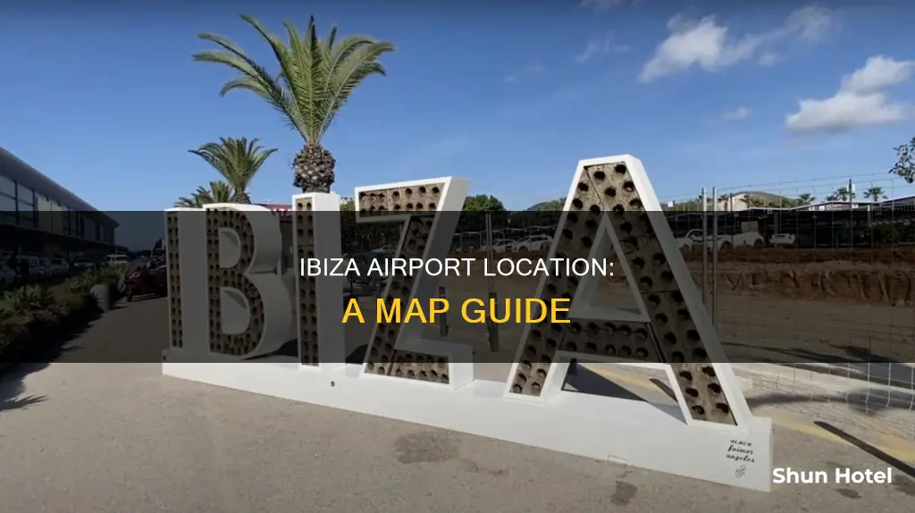 where is ibiza airport on map