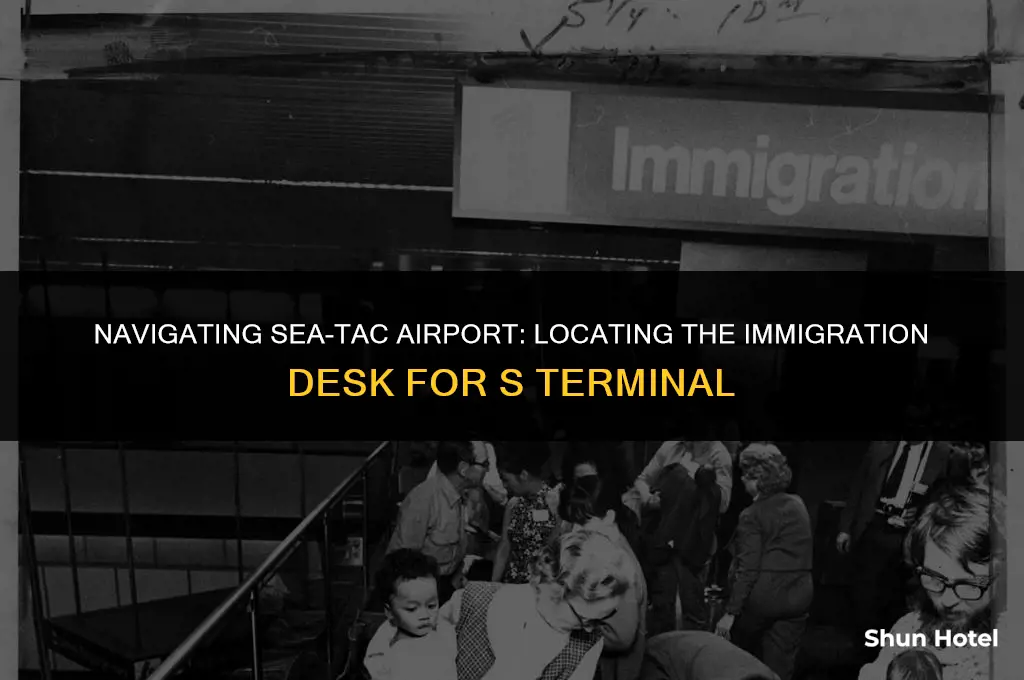 where is immigration for s terminal at seatac airport