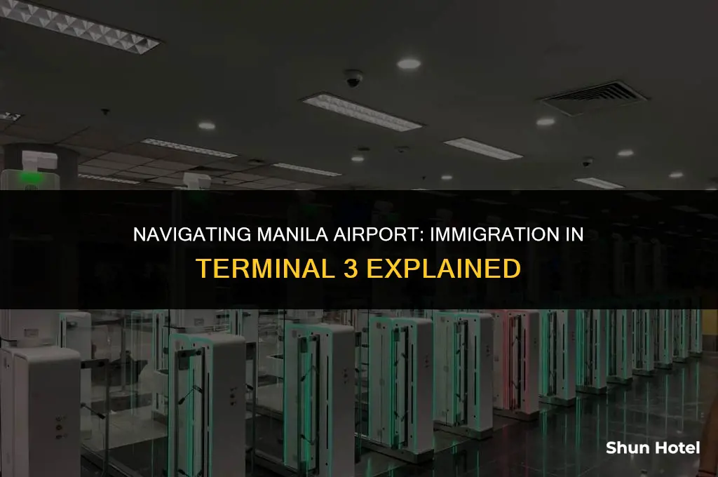 where is immigration in terminal 3 located manila airport