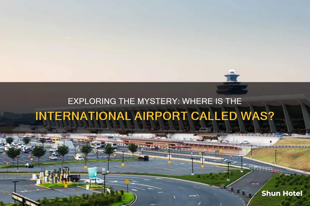 where is international airport called was
