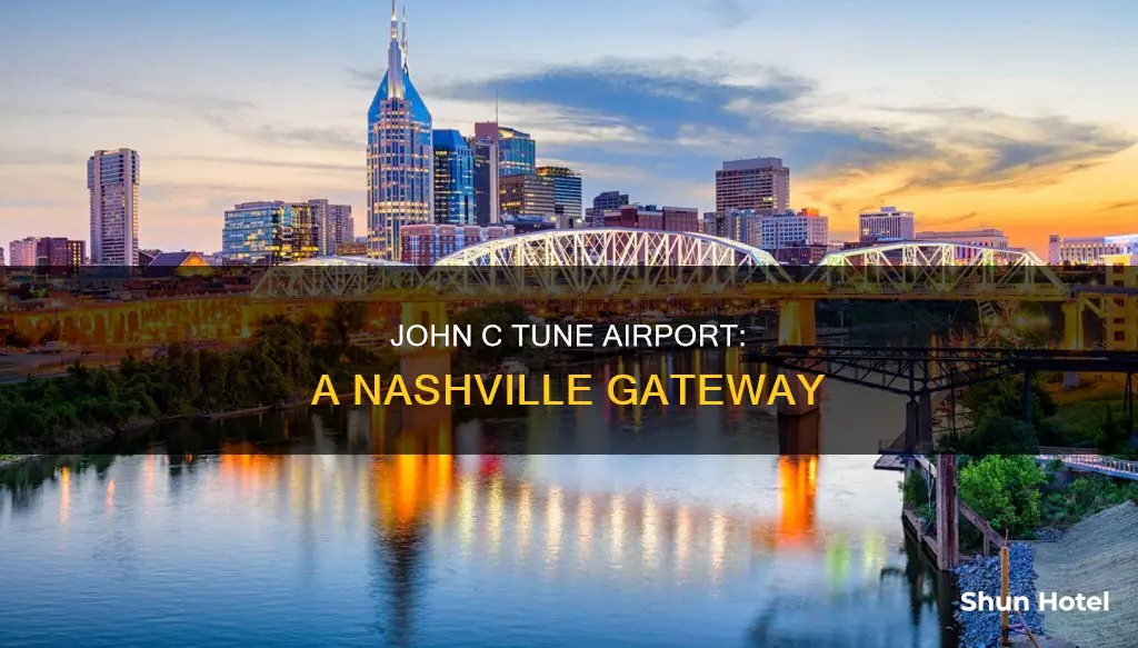 where is john c tune airport