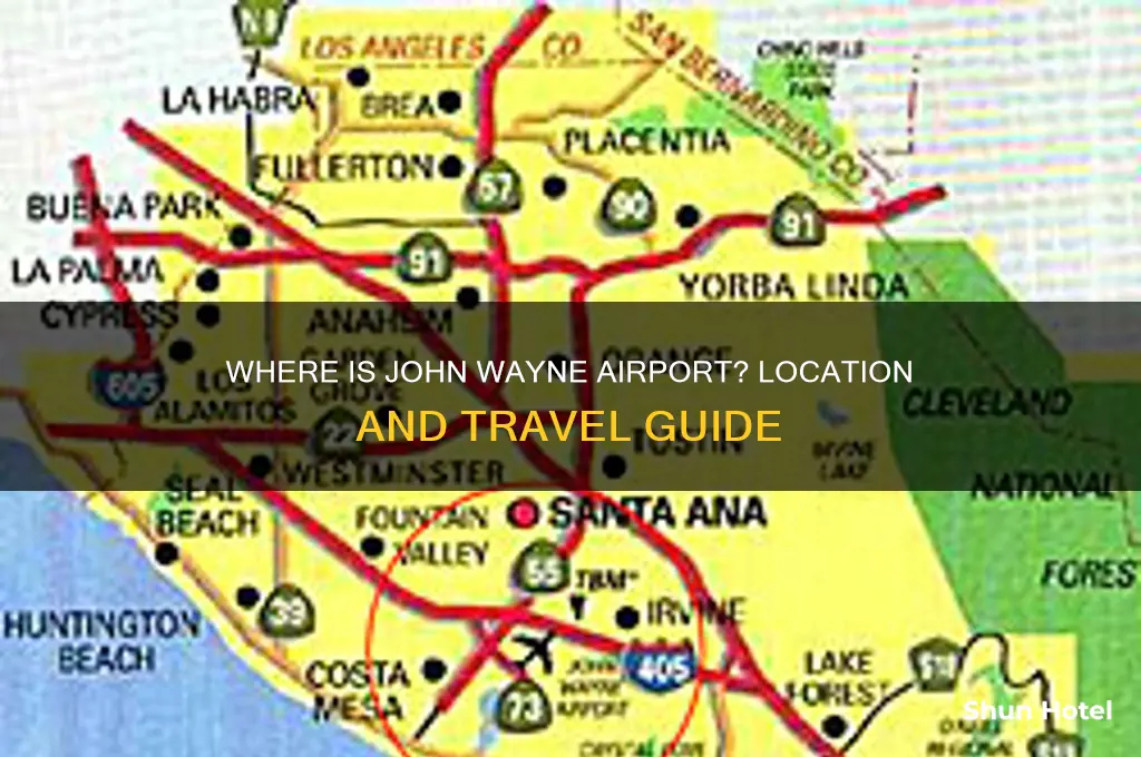 where is john wayne international airport