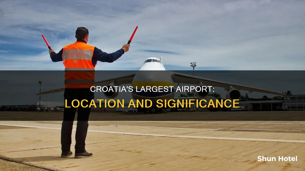 where is largest airport in croatia