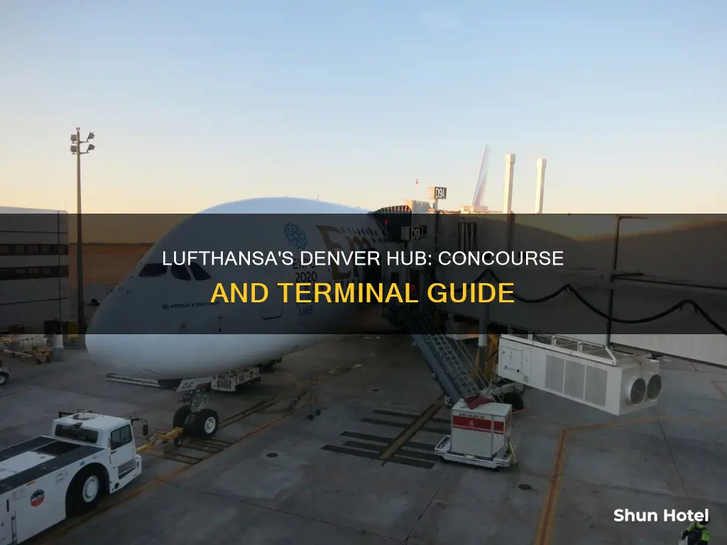 where is lufthansa at denver airport