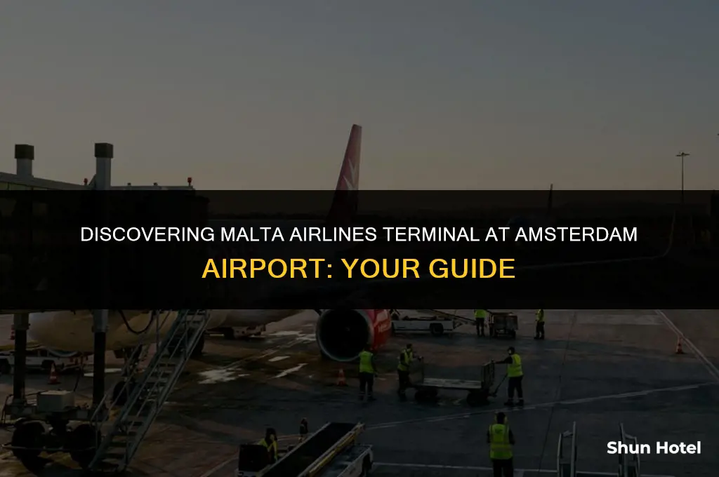 where is malta airlines terminal at amsterdam airport