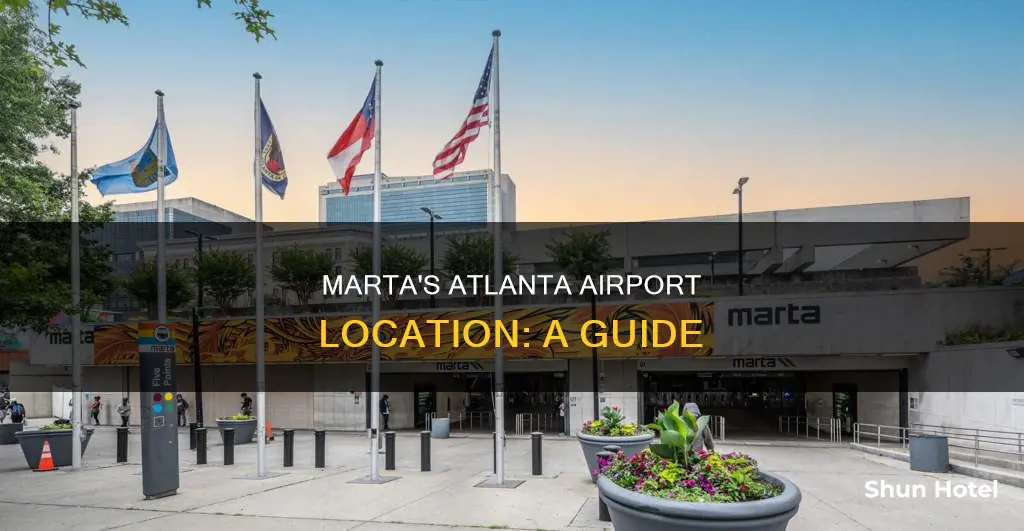 where is marta in atlanta airport