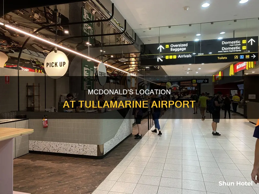 where is mcdonalds at tullamarine airport