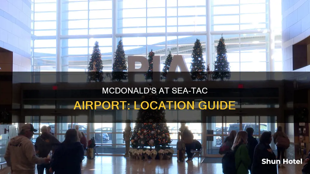 where is mcdonalds in seatac airport