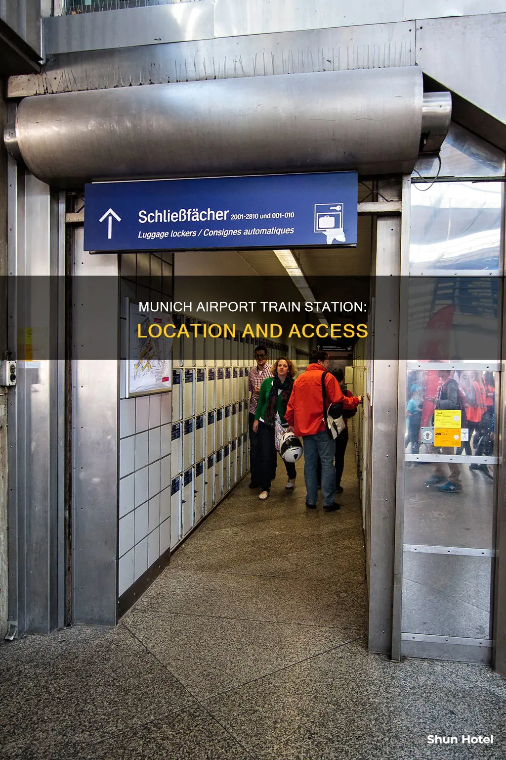 where is munich airport train station