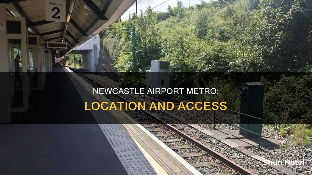 where is newcastle airport metro station